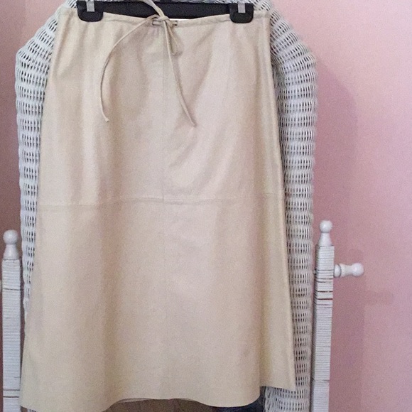 GARFIELD& Mark’s NEW LEATHER MIDI SKIRT . - Picture 1 of 5